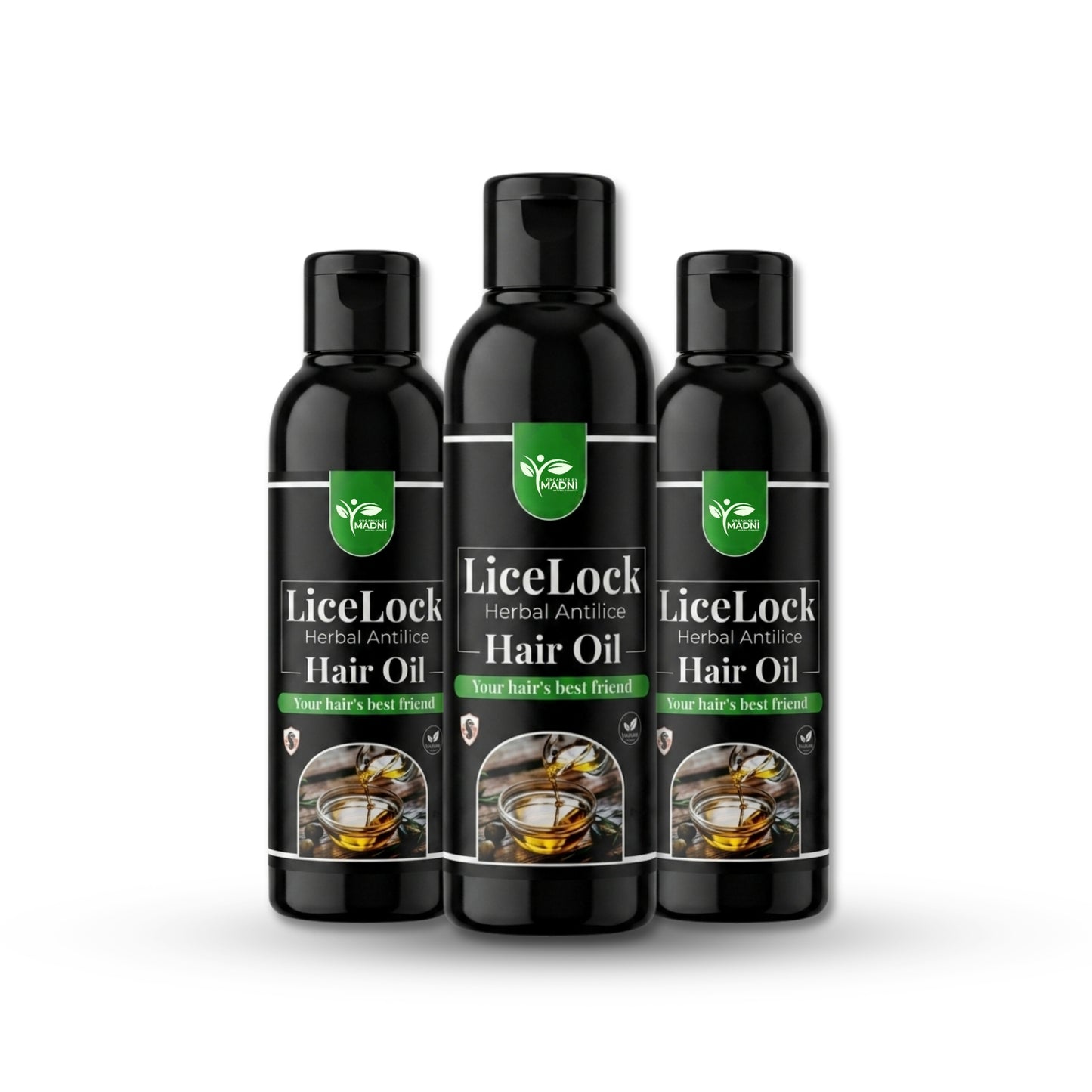 LiceLock Anti-Lice Oil – Triple Protection Pack (3 Bottles)