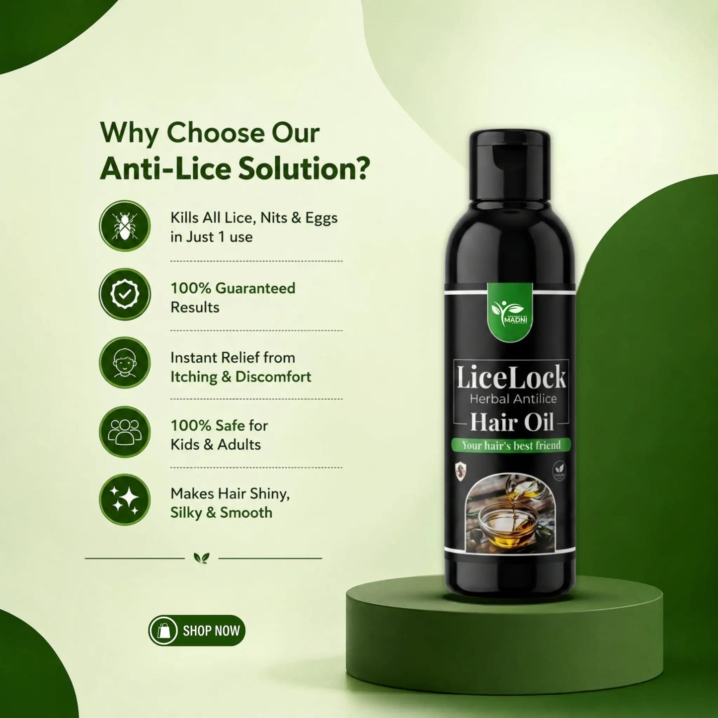 LiceLock Anti-Lice Oil – Triple Protection Pack (3 Bottles)