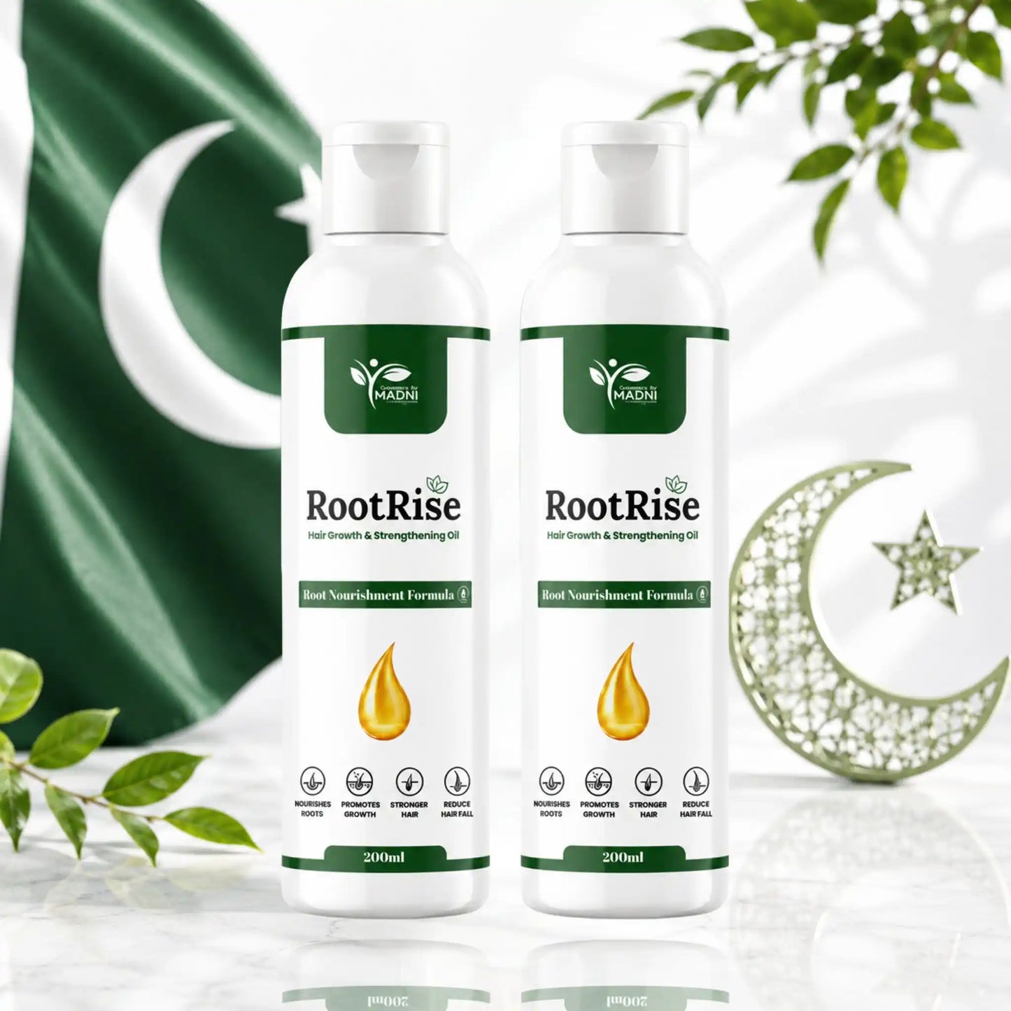 Revive Herbal Hair Oil Duo Bundle | Hair Growth Oil Combo