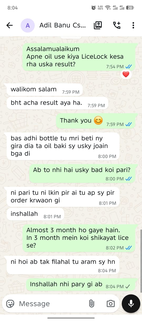 WhatsApp review screenshot